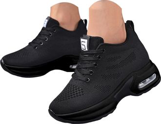 Generic Womens Orthopedic Trainers Running Shoes Chunky Sneakers for Women Air Cushion Athletic Sports Lightweight Tennis Walking Sneakers Fashion Platform Ca