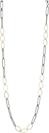 Armenta Two-Tone Link Necklace in Silver/Gold at Nordstrom
