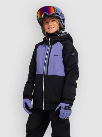 Roxy Crystal Clear Girl Kids Chaqueta negro
