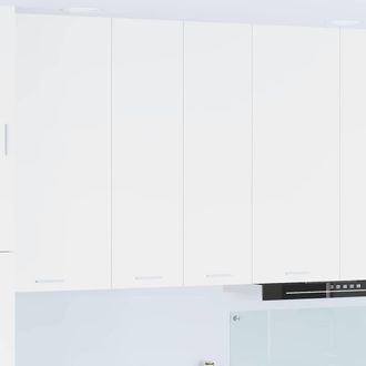 vidaXL Vidaxl Armadio Pensile Bianco 60 X 31 X 100 Cm Legno