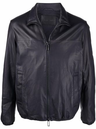 Emporio Armani Leather Zipped Jacket
