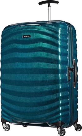 Samsonite Koffer SAMSONITE Lite Shock Spinner, Damen, Gr. B/H/T: 51,5cm x 75cm x 31cm, blau (petrol), Polypropylen, Koffer Koffer