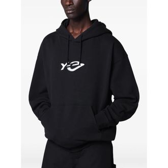 Yohji Yamamoto Logo-print Drawstring Hoodie