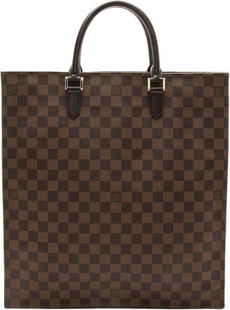 Louis Vuitton Brown Damier Ebene Sac Plat (Authentic Pre-Loved)