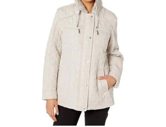 Vince Camuto Quilted Jacket In Oyster