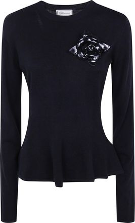 Blumarine Wool Sweater Godet
