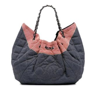 Chanel Pre-owned Stretch Spirit Cabas Tote Bag - Pre-owned - Mujer - Azul - ONE SIZE