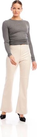 Fifteen Twenty Finley Wide-Leg Pants In Ecru