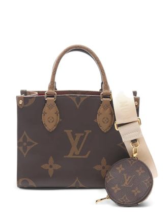 Louis Vuitton 2021s PM On-the-Go shopper met monogram-print - Bruin