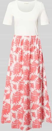 Tom Tailor Tailliertes Freizeitkleid aus Baumwoll-Mix in Koralle, Gr&ouml;&szlig;e 44