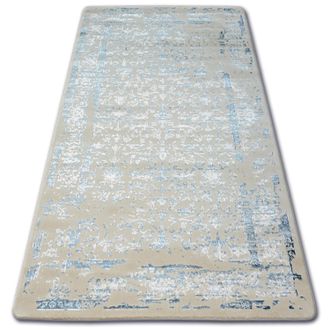 RugsX Rugsx - Alfombra Acr&iacute;lica Manyas 0920 Azul/marfil Blue 80x150 Cm