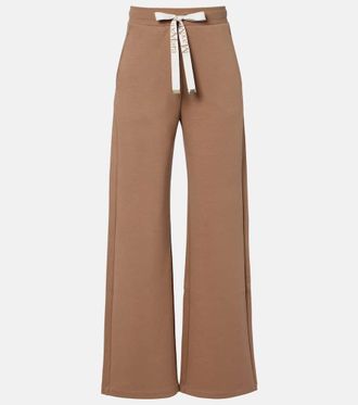 Max Mara Cotton-blend straight pants