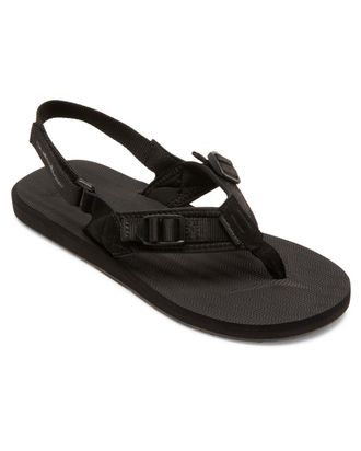 Quiksilver Sandale QUIKSILVER Carver A/T, Herren, Gr. 10 (43), schwarz (schwarz 1), Obermaterial:Obermaterial: Textil / Futter: Textil / Sohle: Gummi;, Schuhe Sa