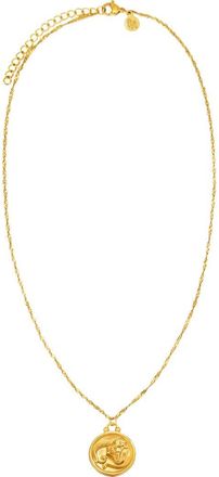 Petit Moments Horoscope Pendant Necklace in Gold-Leo at Nordstrom