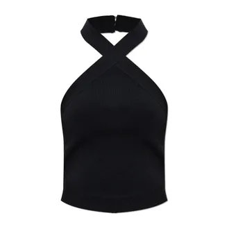 Cult Gaia Sleeveless Tops, female, Black, Size: M Top Louisa