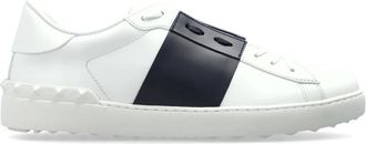 Valentino Garavani Open Leren Sneakers - Heren - Sneakers - Wit - 39 EU - Leer - Schoenen