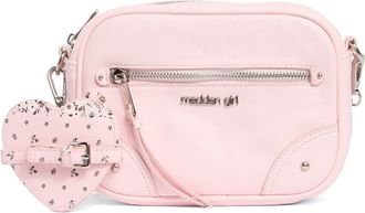 Madden Girl Faux Leather Camera Bag in Ballet Pink at Nordstrom Rack