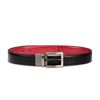 Nike Mens Crocodile Reversible Belt in Red | S5003-635