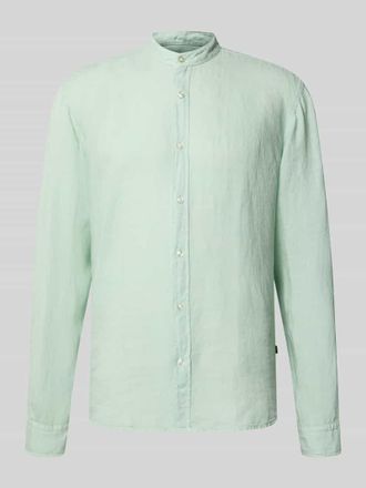 Boss Orange by Hugo Boss BOSS Orange Regular Fit Freizeithemd aus reinem Leinen Modell RACE_1_M in Tuerkis, Gr&ouml;&szlig;e XXXL