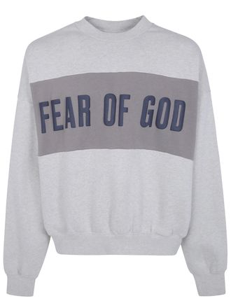 Fear of God Sweatshirt Cropped Relaxed Panelled