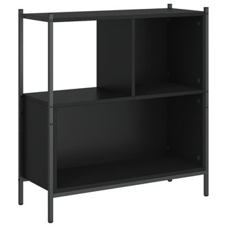 vidaXL Vidaxl - Estanter&iacute;a Madera De Ingenier&iacute;a Negro 72x28x77,5 Cm