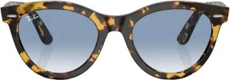 Ray-Ban Blue Gradient Oval Unisex Sunglasses RB2241F 13323F 54