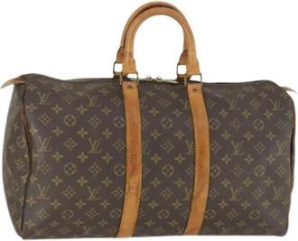 Louis Vuitton Pre-owned Weekendtas - Dames - Vintage Weekendtas - Bruin - ONE Size - Vintage