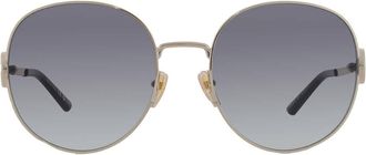 Gucci Grey Round Ladies Sunglasses GG2047S 001 58