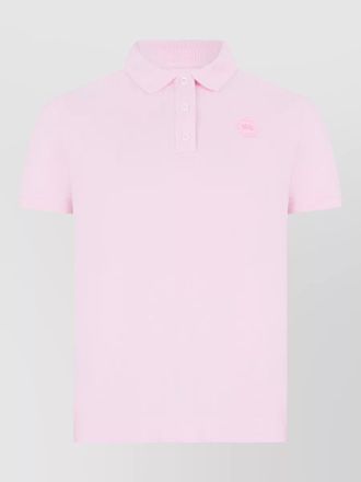 Canada Goose short sleeve polo shirt logo detail