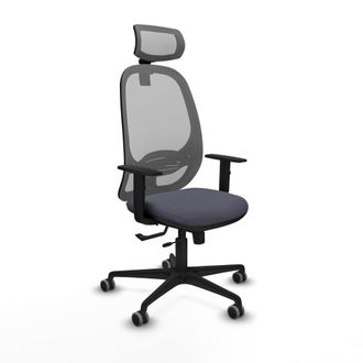 Piqueras y Crespo Silla De Oficina Piqueras Y Crespo Cilanco Negro Reposabrazos Ajustables