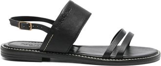 Marc O'Polo Babett sandals - women - Rubber/Calf Leather/Calf Leather - 38 - Black