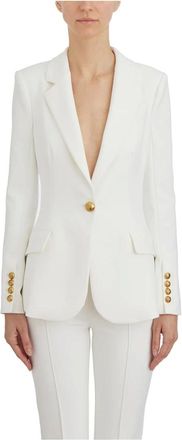 Elisabetta Franchi Donna, Giacche, Bianco, M, new
