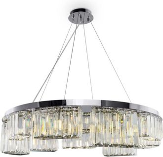 Maytoni Maytoni - Colline Moderna L&aacute;mpara De Techo Colgante Cromada Colline De 9 Luces