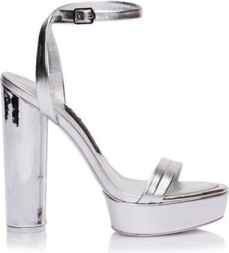 Jessica Rich Platform Sandal in Silver at Nordstrom, Size 38