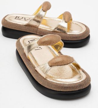 Prologue Finery Embellished Platform Slide