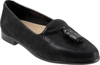 Trotters Liz Tassel Loafer in Black Mini Dot at Nordstrom, Size 10.5