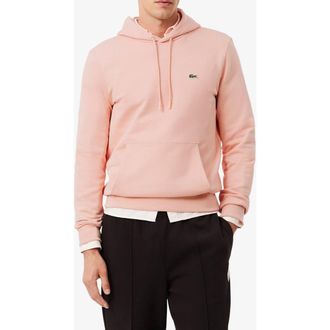 Lacoste Lightweight Cotton Fleece Pullover Hoodie in Miami at Nordstrom, Size 4