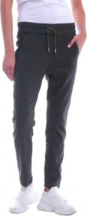 Bianco Textured Jogger Pants In Olive