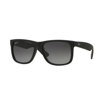 Ray-Ban Authentieke Justin zonnebril- premium kwaliteit! - Heren - Zonnebrillen - Zwart - 55 MM - Accessoires