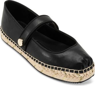 Karl Lagerfeld Womens Mary Jane Espadrille