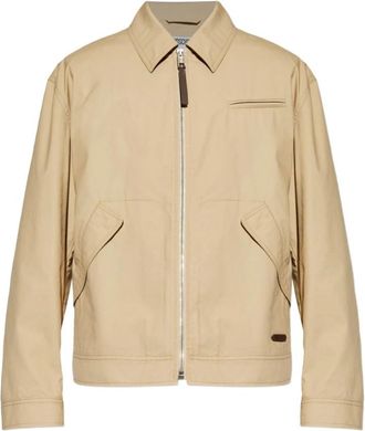 Moschino Light Jacket - Heren - Zomerjassen - Beige - M - Nylon - Jassen