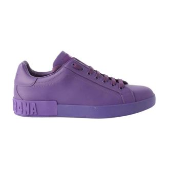 Dolce & Gabbana Men Trainers - male - Dolce & Gabbana - Sneakers - Purple - 10 UK - Shoes
