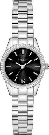 Glanzst&uuml;cke M&uuml;nchen Womens Glanzst&frac14;cke M&frac14;nchen Quarzuhr - Silver Metal - One Size