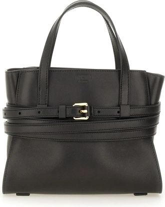 Moschino Tie Me Small Handbag - Dames - Shoppers - Zwart - ONE Size - Leer - Tassen