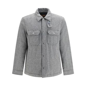 Woolrich Giacca Alaskan Check - - Jackets - Uomo - Grigio - M