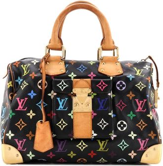 Louis Vuitton Speedy Handbag Monogram Multicolor 30 satchel - Zwart