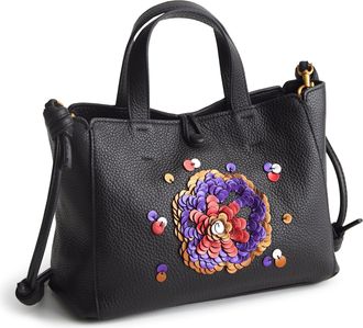 Vera Bradley Outlet Leather Mini Hathaway Tote Bag