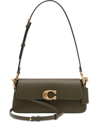 Coach Jet detachable-strap shoulder bag - women - Calf Leather/Fabric - One Size - Green