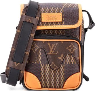Louis Vuitton Nigo Amazone Messenger Bag Limited Edition Giant Damier and Monogram Canvas Nano crossbody bag - Marrone