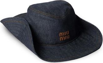 Miu Miu Denim Cowboy Hat